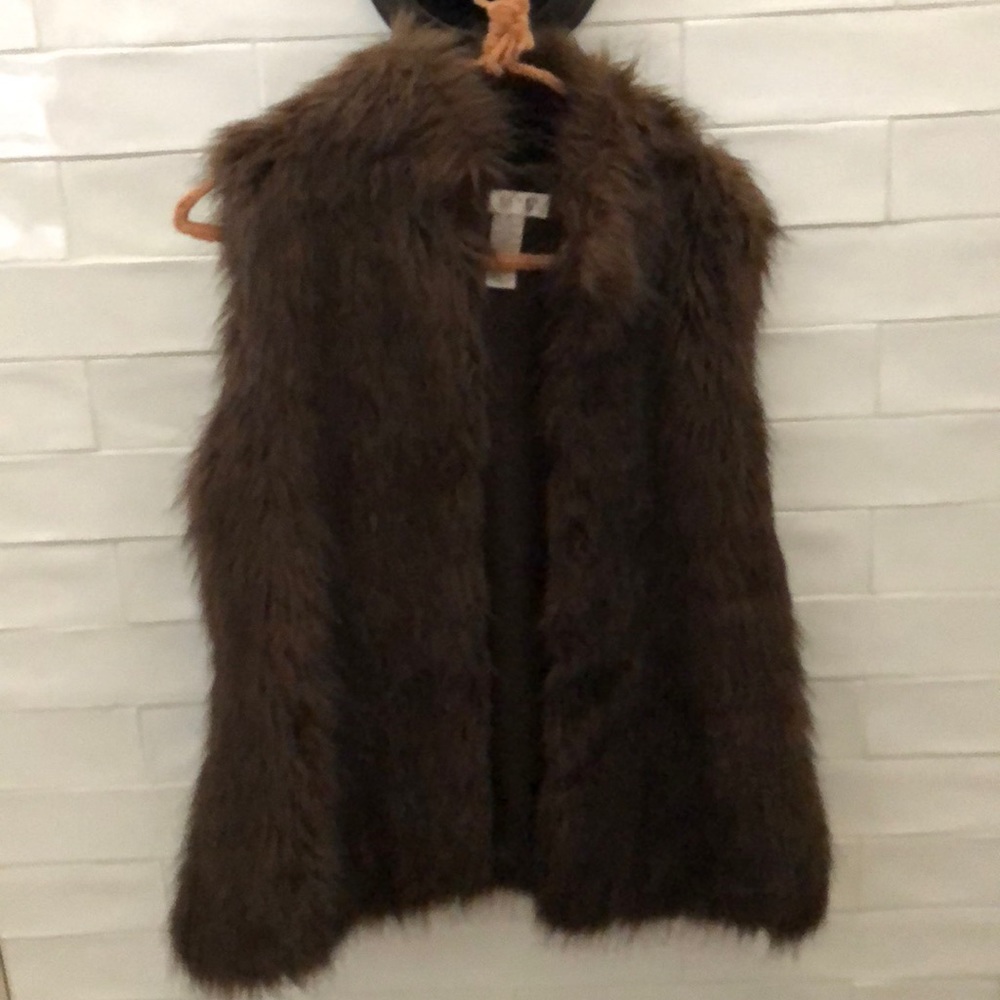 Kenar Faux Fur Vest